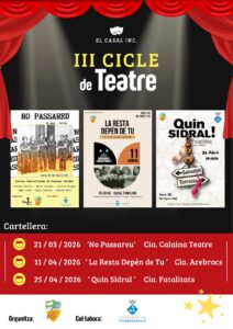 3º Cicle de Teatre 2026