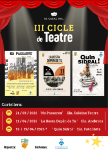 3º Cicle de Teatre 2026