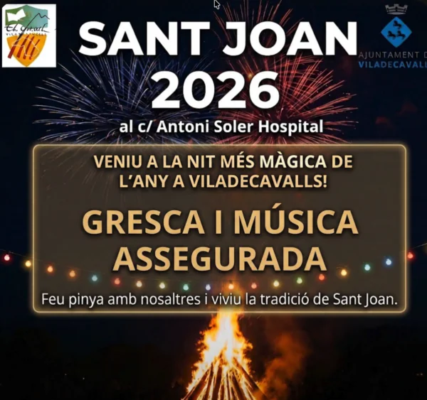 Sopar Sant Joan 2026